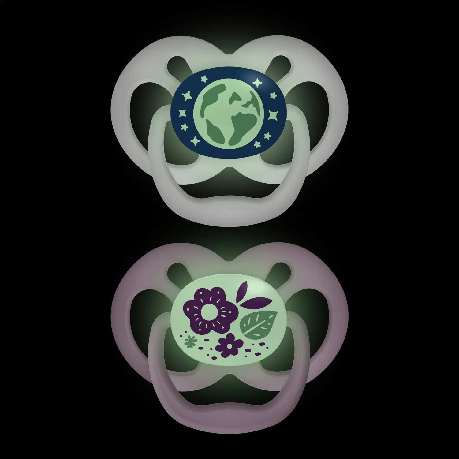 Dr. Brown's™ Advantage™ Glow-in-the-Dark Pacifiers, Ages 6-18 months, 2 Count - Image 3