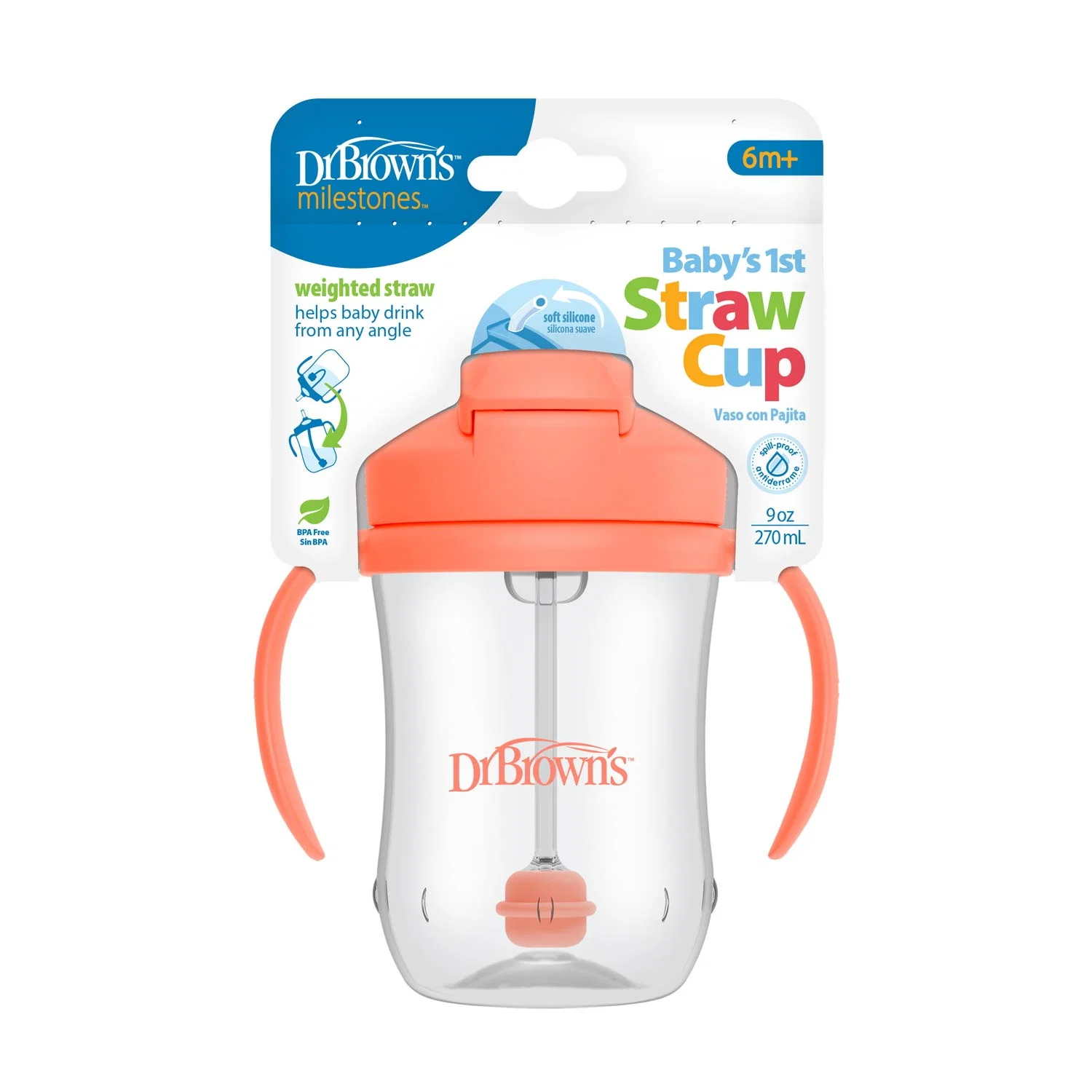 Dr. Brown’s™ Milestones™ Baby’s First Straw Cup - Image 3