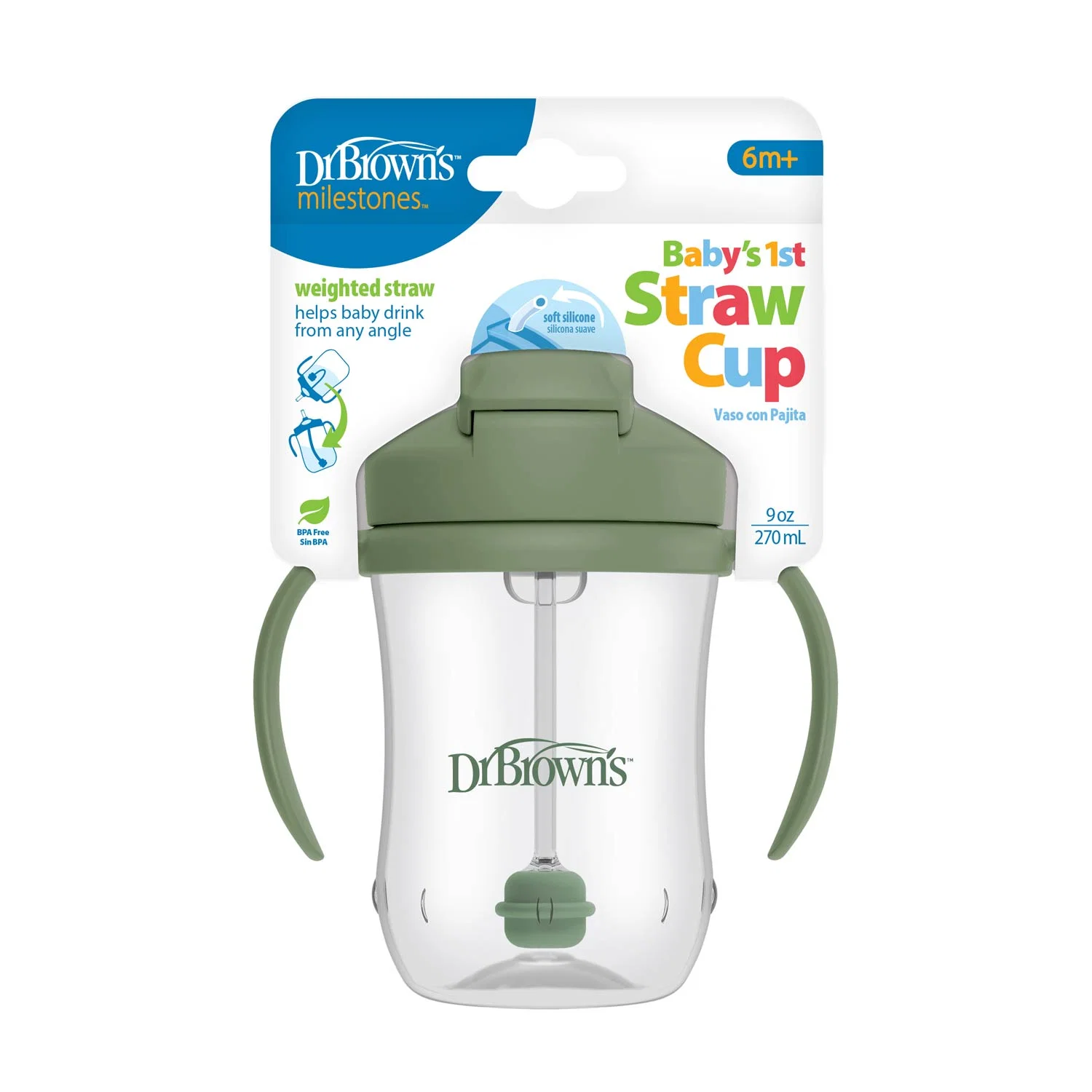 Dr. Brown’s™ Milestones™ Baby’s First Straw Cup - Image 3