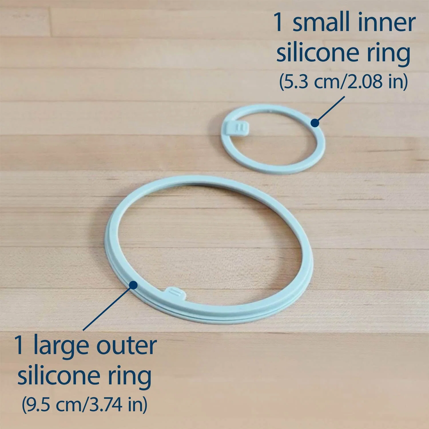 Dr. Brown's Silicone Rings for Breast Milk & Formula Chiller – 2 Pieces - Image 3